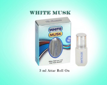 Al Nuaim White Musk 3ml Attar Perfume Oil Alcohol Free Natural by Ambrosial