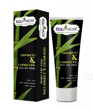 EQUINOX BAMBOO ACTIVATED CHARKOL PEEL-OFF MASK