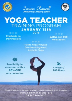 200 hour Yoga Teacher Training Courses